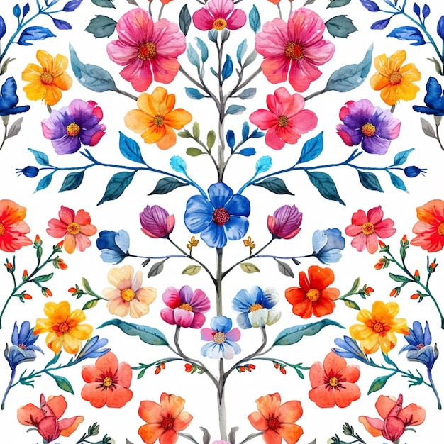 výšivka kvetinový motív